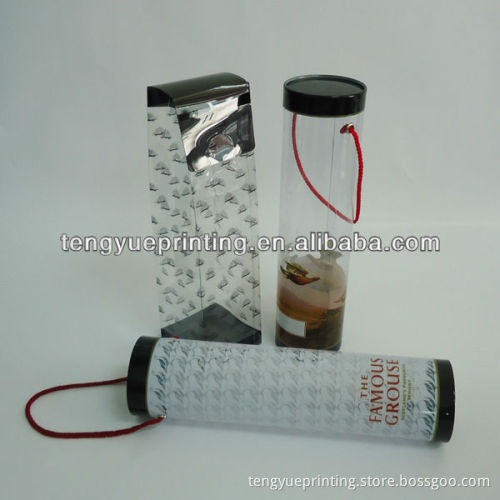 Plastic gift box for wine